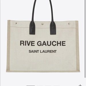 RIVE GAUCHE SAINT LAURENT tote bag beige